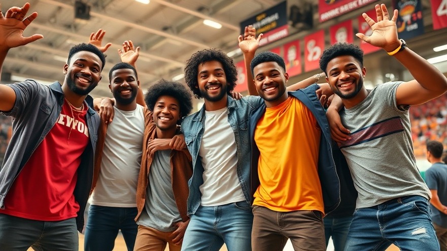Young fans engaged at the NFL Pro Bowl, showcasing dynamic energy indoors.