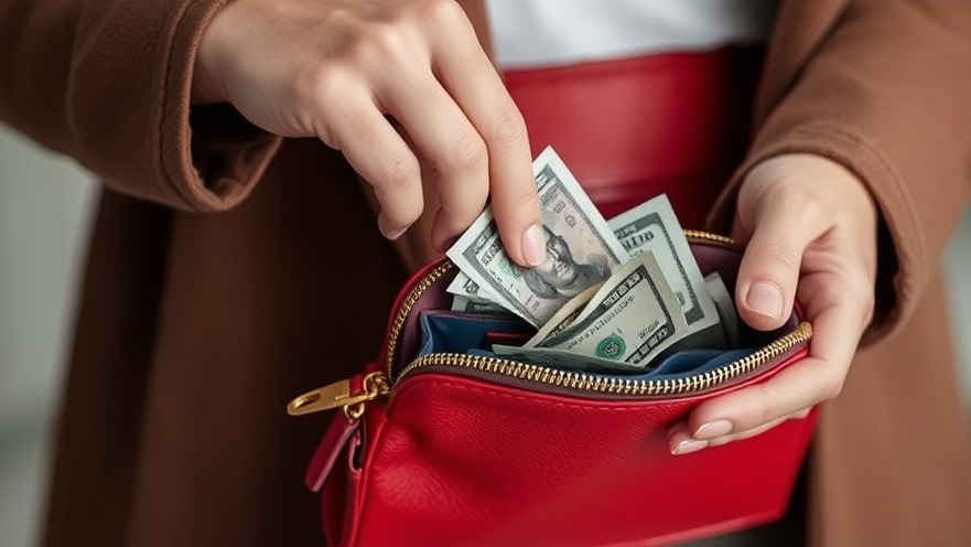 Woman taking money from purse, understanding sales tax exemptions in Texas.