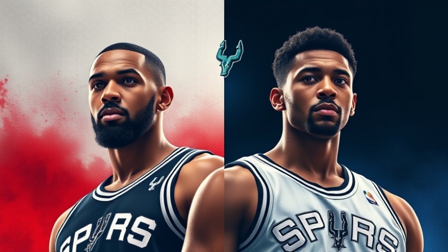 Dynamic Spurs basketball poster showcasing players, December 3 highlights.