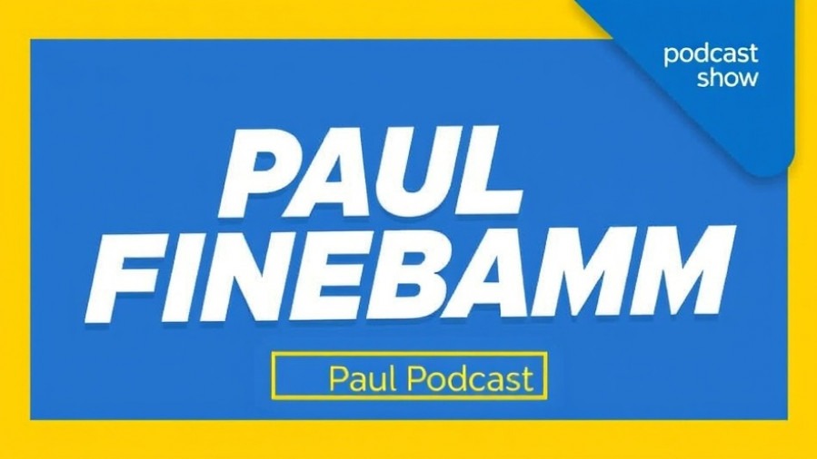Podcast cover art for Paul Finebaum discussing Ohio State vs. Michigan and Iron Bowl implications