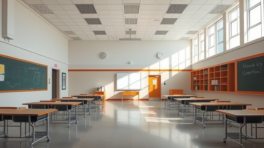 Empty school representing Texas education law and tuition accessibility for undocumented students.