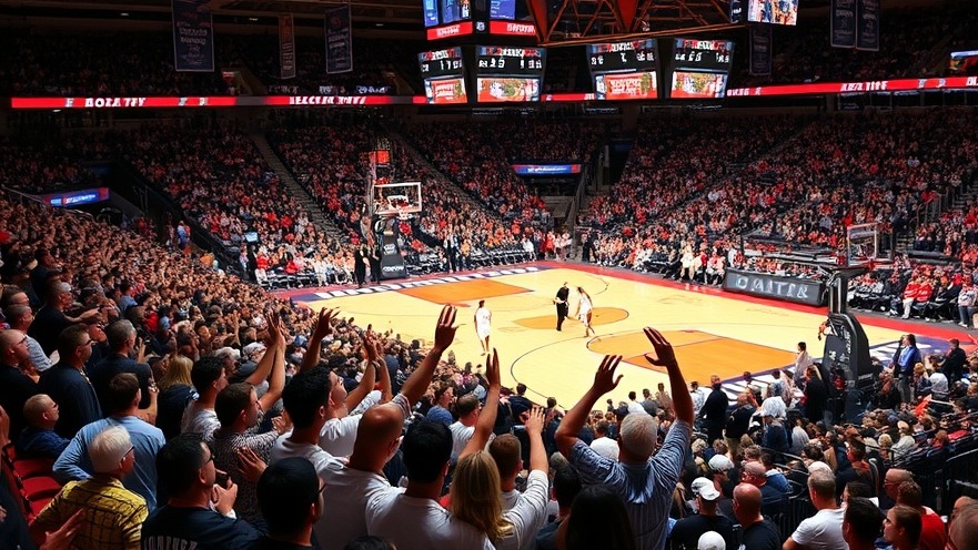 NBA Top Plays of the Night action shot, players near hoop.