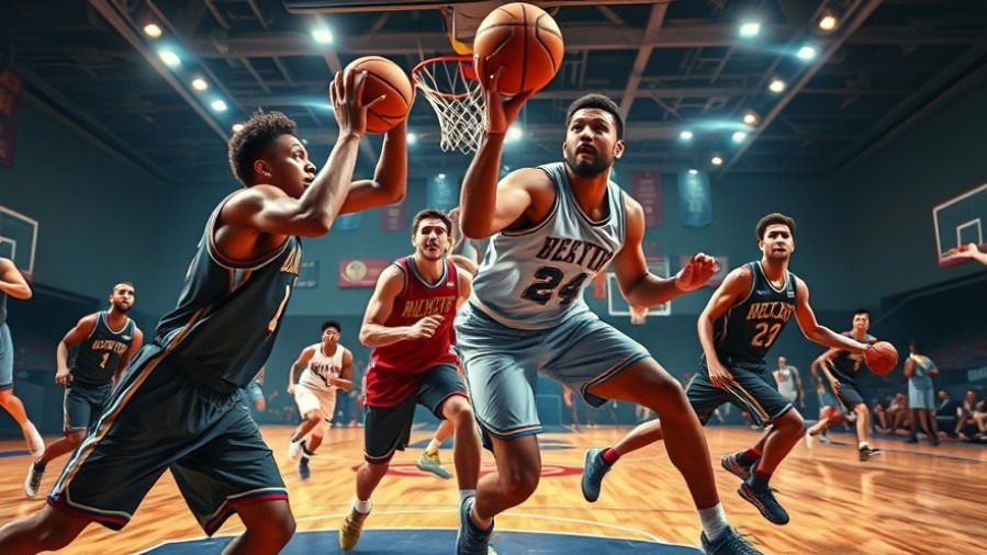 Dynamic NBA recap featuring thrilling basketball highlights and player performances.