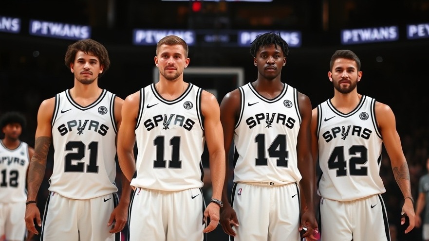 San Antonio Spurs players in white jerseys during an NBA game recap