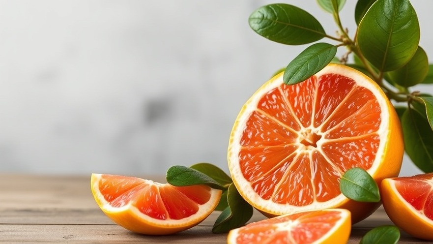 Grapefruit promoting longevity lifestyle and brain health for aging.
