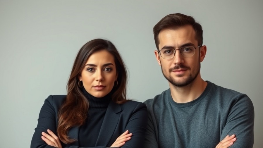 Serious man and woman pose confidently in photorealistic image for Texas politics news.