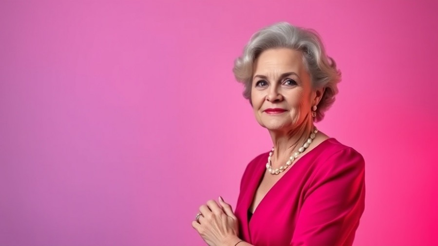 Elegant older woman symbolizing post-divorce dating and wellness in sophisticated attire.