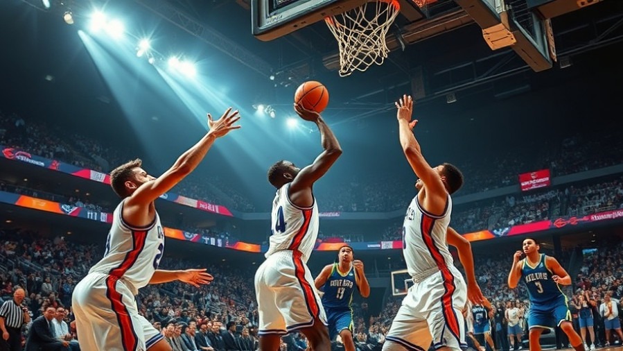 Dynamic NBA playoffs scene showcasing Kevin Durant's performance and team dynamics.