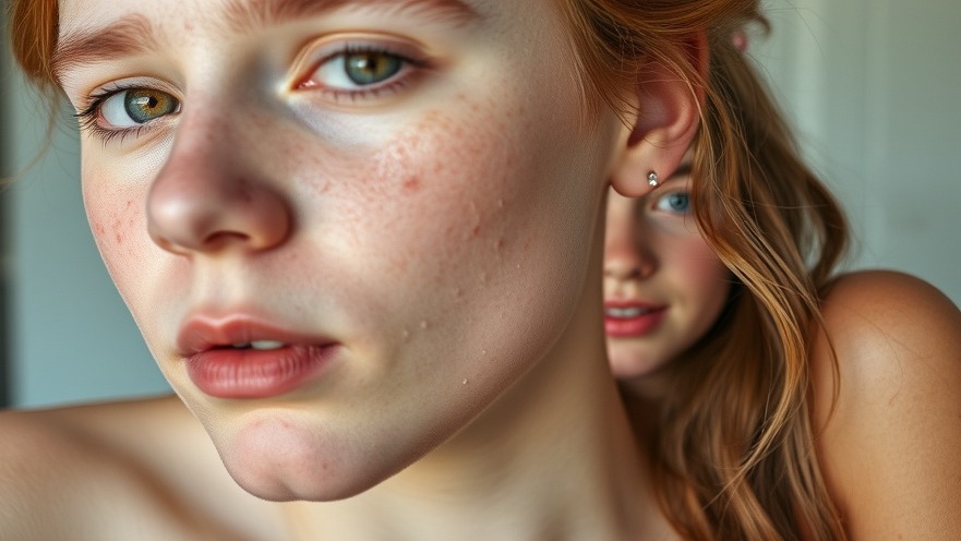 Teens with acne seeking holistic health tips in Austin for better skin.