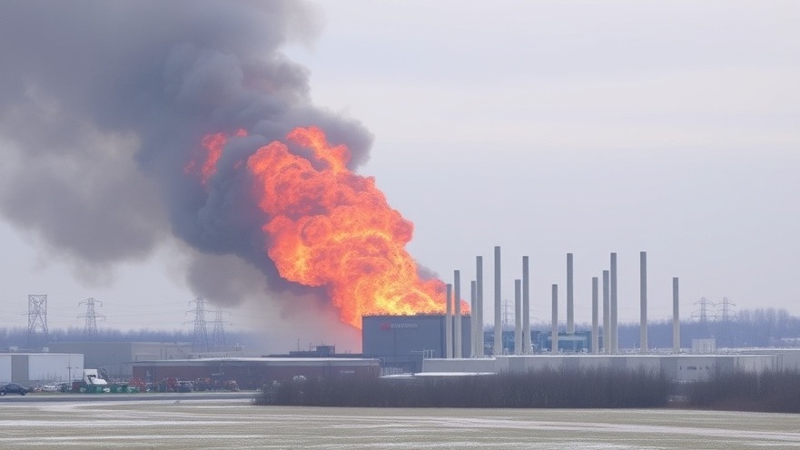 Massive fire at industrial park in Houston, community news & emergency updates.