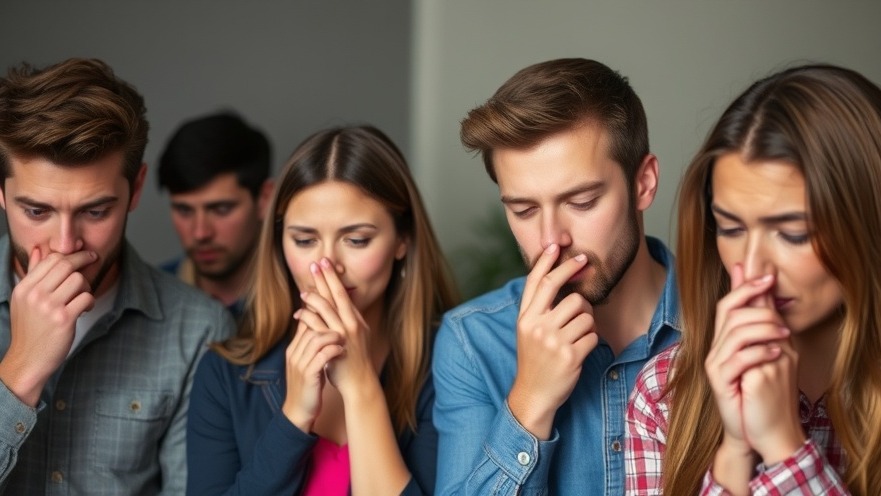 People expressing disgust, highlighting mindful eating habits for digestive health tips.