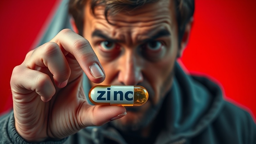Nutritionists in Houston highlight health risks of zinc supplements in a striking macro photo.