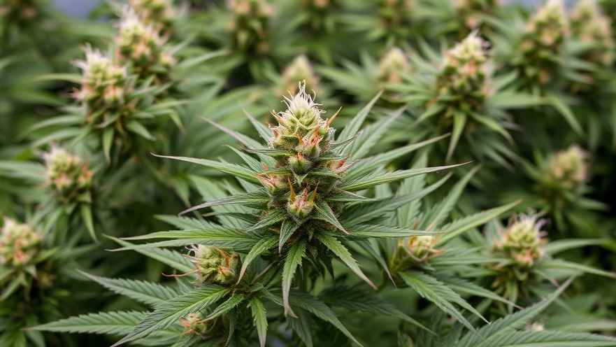 Flowering cannabis plants under Texas smokable hemp regulations.