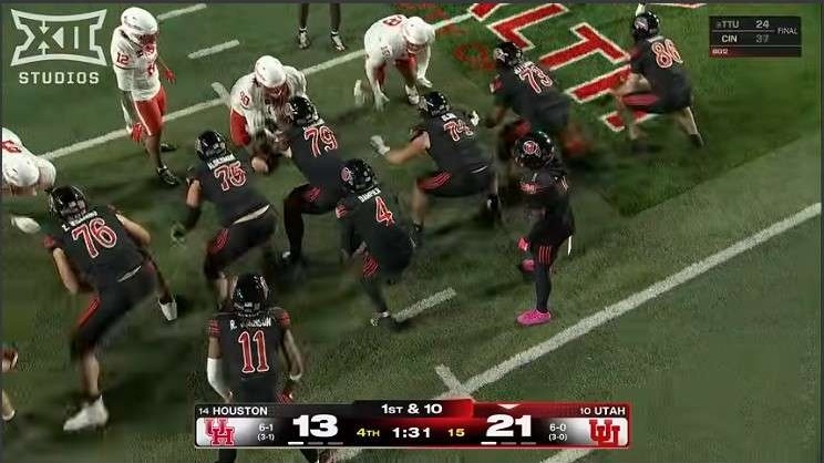 2026 Big 12 Football game highlight featuring intense action