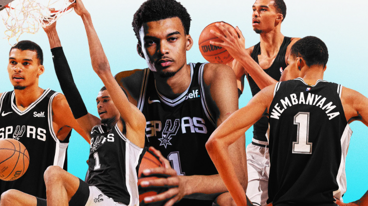 San Antonio news: basketball player at a press conference.
