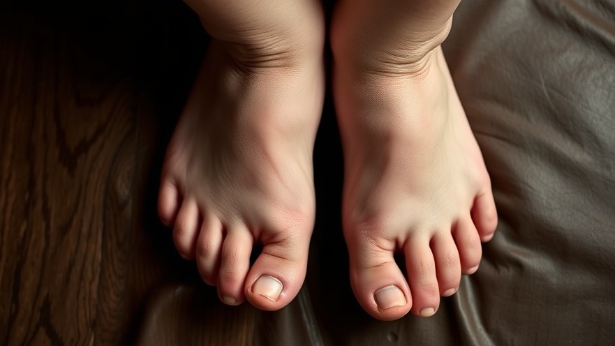 Swollen feet indicating edema, linked to insulin resistance and low-carb diet.