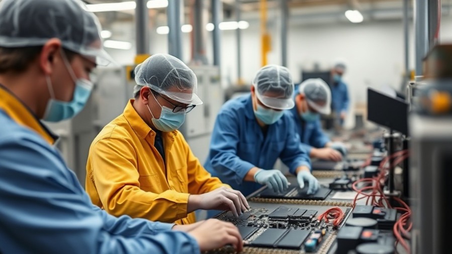 Workers trained in semiconductor manufacturing at a leading U.S. facility.