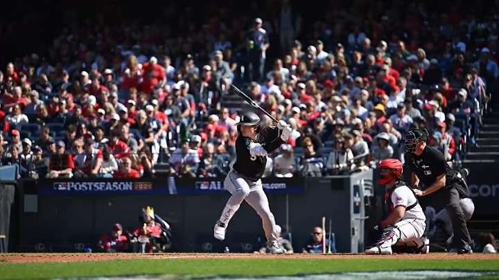Munetaka Murakami celebrating during postseason performance ALDS