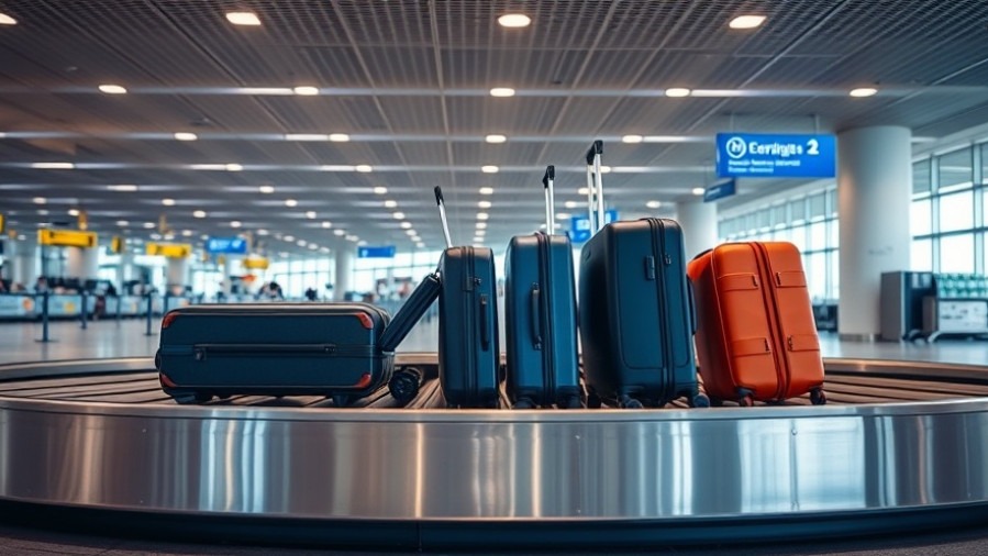 Baggage carousel showcasing airport infrastructure improvements for efficient Austin travel.