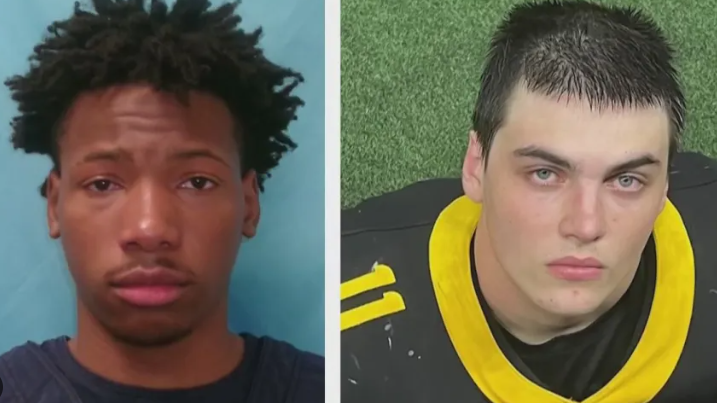 Split image of two young men related to Austin Metcalf case.