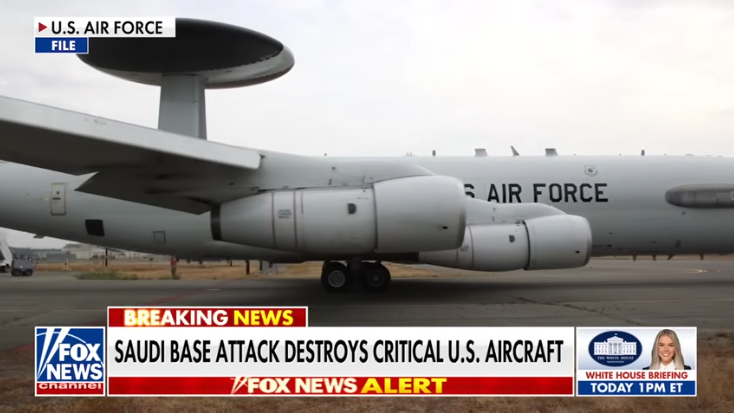 Iranian missile strike on US aircraft: military refueling scene.