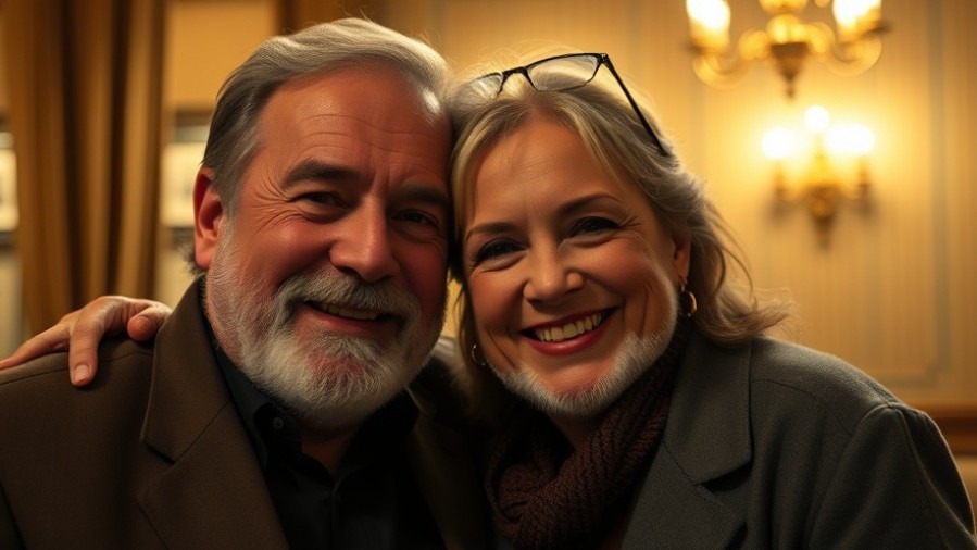 Rob Reiner and wife share a warm moment, reflecting on his legacy in Hollywood.