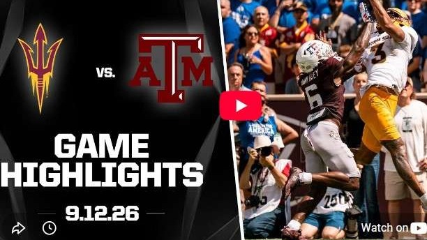Arizona State vs Texas A&M highlights game action