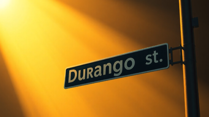 San Antonio street corner with César E Chávez Blvd sign and traffic light.