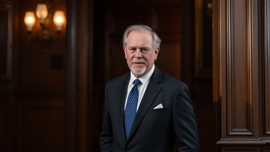 Joe Jaworski in a suit, highlighting the Texas elections 2026 campaign.