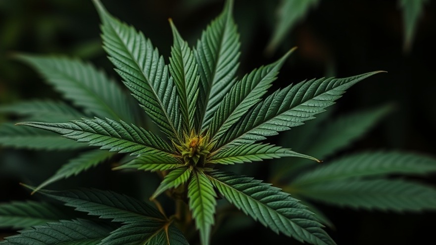 Cannabis leaf highlighting Texas cannabis legislation and THC products in Texas.