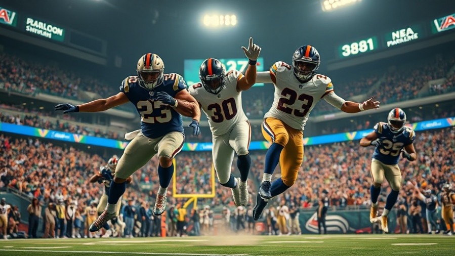 NFL Thursday Night Football recap showcasing Kyle Pitts in leaping action amidst a vibrant stadium.