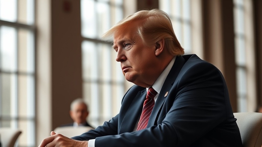 Middle-aged man at the G7 Summit, focused and thoughtful.