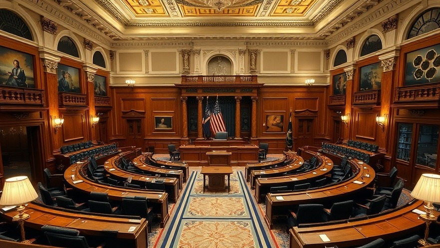 Inside Texas Senate Chamber discussing Senate Bill 37 for political oversight in education.