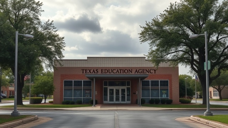 Fort Worth ISD takeover by Texas Education Agency in serene suburban setting.