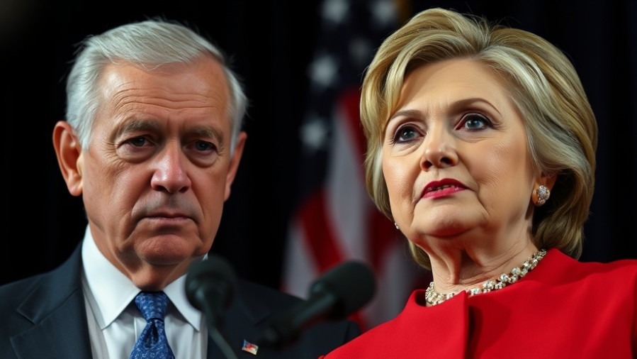 Serious Bill and Hillary Clinton amid the Epstein investigation and Congress subpoena.