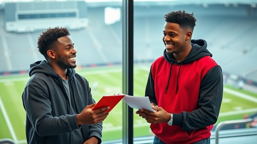 Casual interview with Houston Texans players discussing NFL defense and community impact.