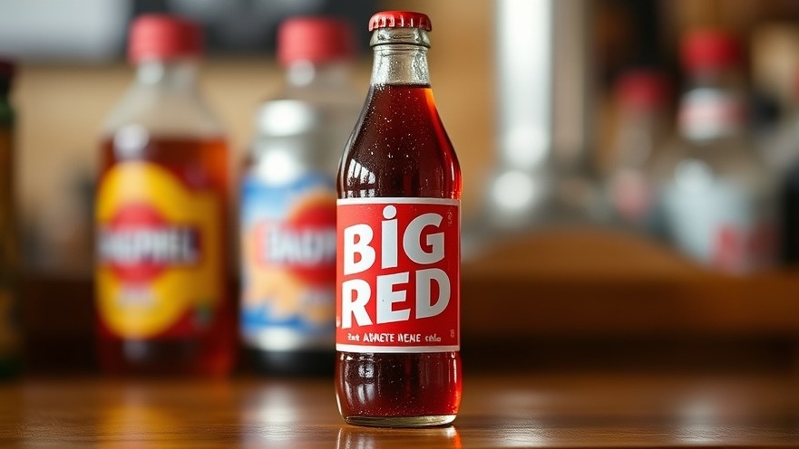 BIG RED soda highlighting Texas food news and health regulations on artificial dyes.