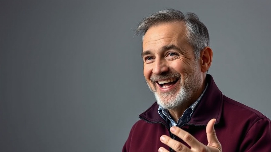 Mature man in a maroon jacket shares coaching strategies and emotional support in sports.