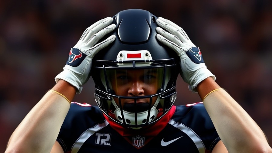 NFL player injuries: Texans quarterback Davis Mills in distress during the game.