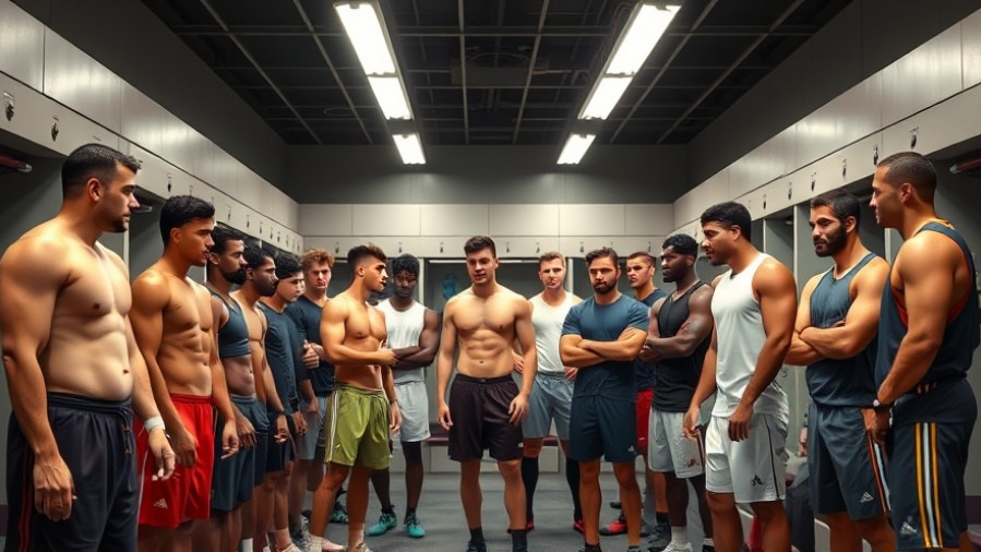 Dallas Cowboys defense showcases team resilience in a modern locker room.