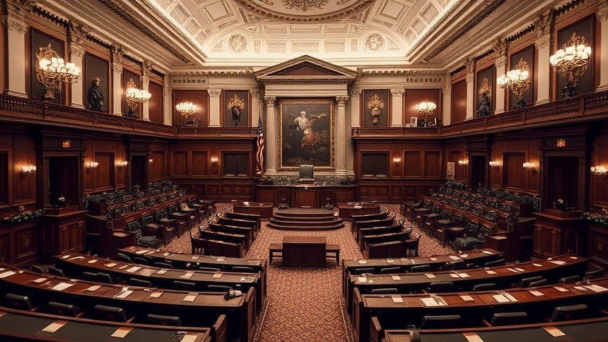 Inside the Texas Senate chamber showcasing recent legislative updates.