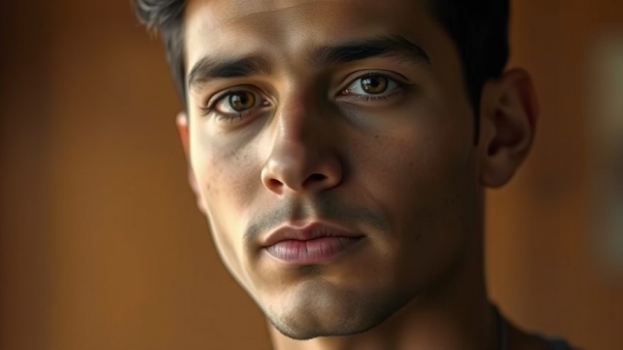 Blurred portrait of a young man reflecting on a change-of-plea hearing related to Sinaloa cartel violence.