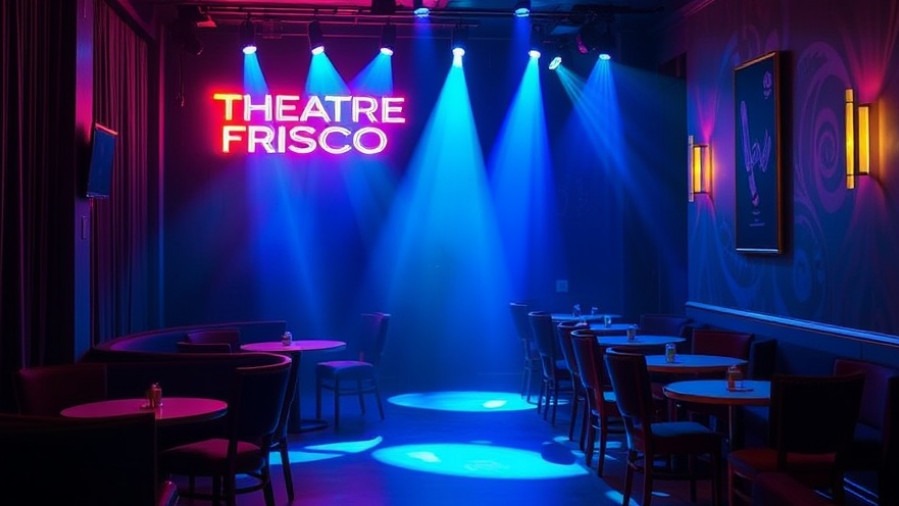 Enjoy an intimate theatre experience at Theatre Frisco's live productions.