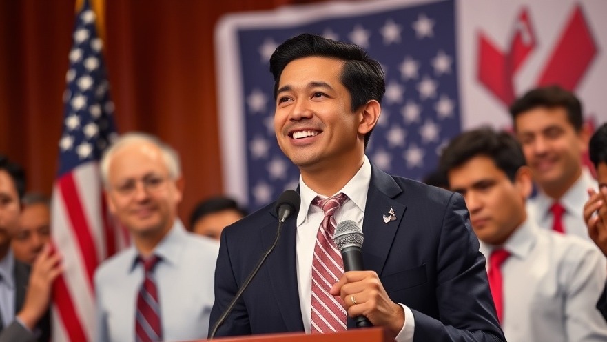 Young Hispanic politician promoting Texas Democrats in US Senate elections.