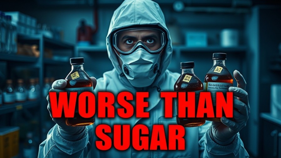 Concerned scientist in hazmat suit examines dangerous chemicals, illustrating risks to cognitive health in aging.