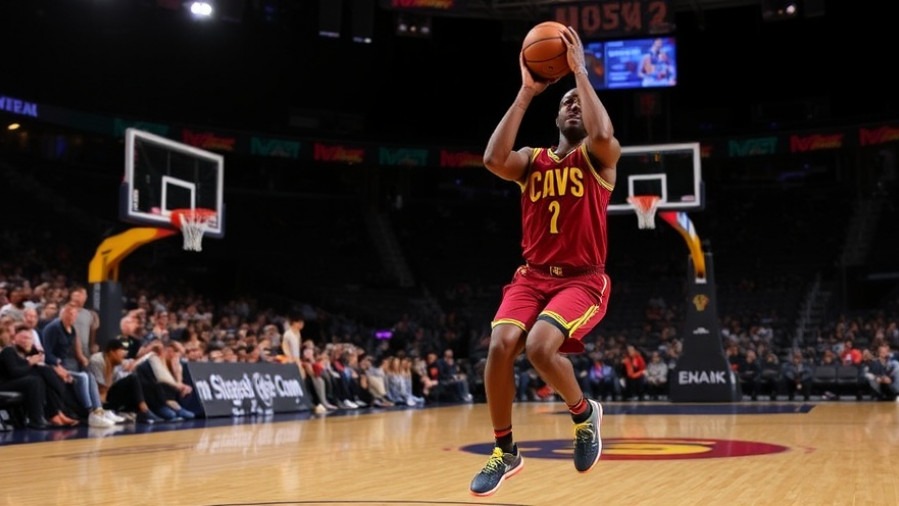 Cleveland Cavaliers player showcasing NBA highlights during the MVP race.