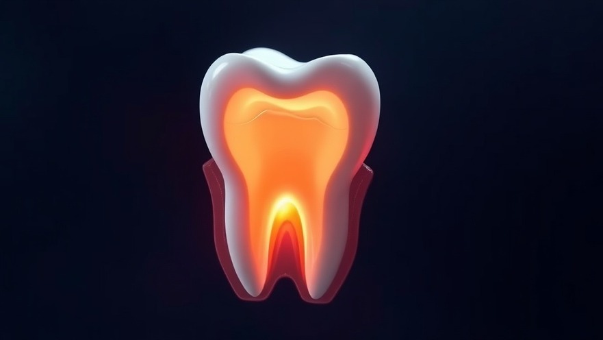 Conceptual image of a tooth cavity highlighting nutrition and wellness insights.