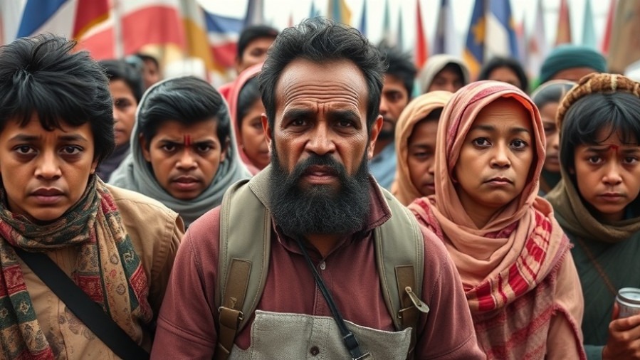 Angry immigrants expressing concerns over DUI visa revocation and its impact.