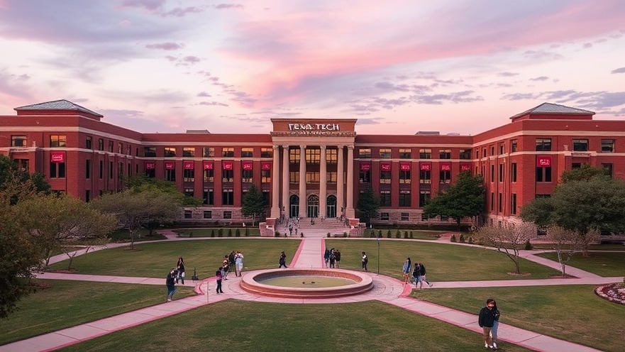 Texas Tech University campus showcasing academic freedom and leadership in higher education reforms.