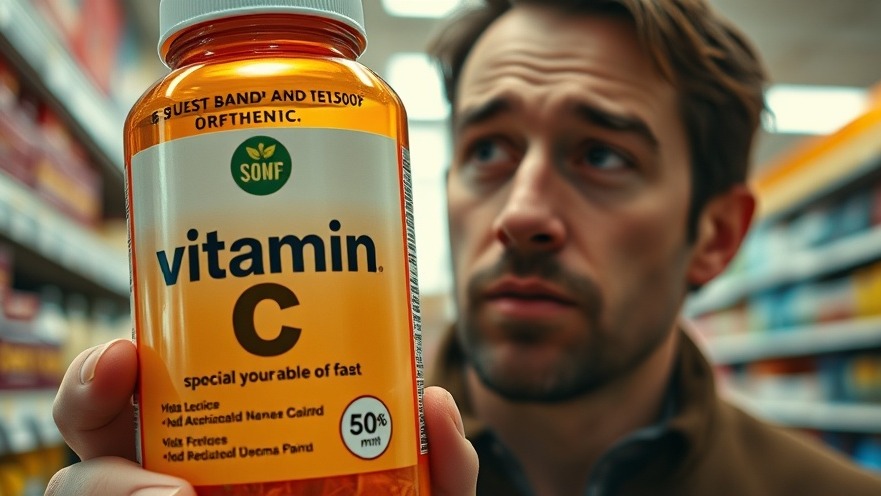 Thoughtful man exploring vitamin C supplements for mental wellness for seniors.
